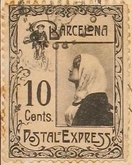 Barcelona-Postal-Express-02-10-stamp-Briefmarke-Stamp-Sello-Timbro–francobollo-Timbre-Frimærke-Postzegel-Známky-Poštneznamke-Znaczki