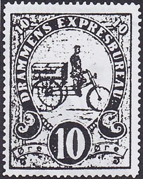 drammens-expresbureau-bypost-norway-local-private-bicycle-stamp-philately