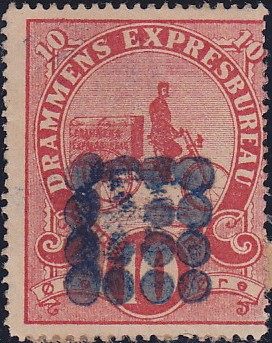 drammens-expresbureau-bypost-norway-local-private-bicycle-stamp-philately