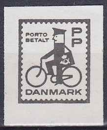 Postal-Stationeries-Danish-Postman-Porto-Betalt-no-number